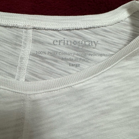 Erin Gray wide cuff tshirt L - Picture 4 of 7